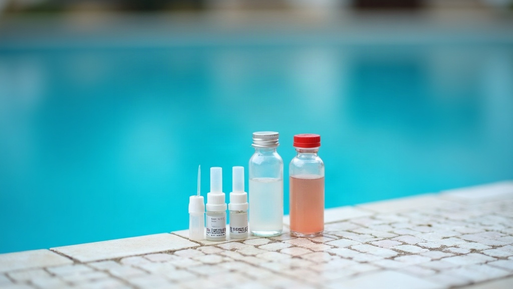 Pool water test kit used for the ongoing testing jobs pool owners take on