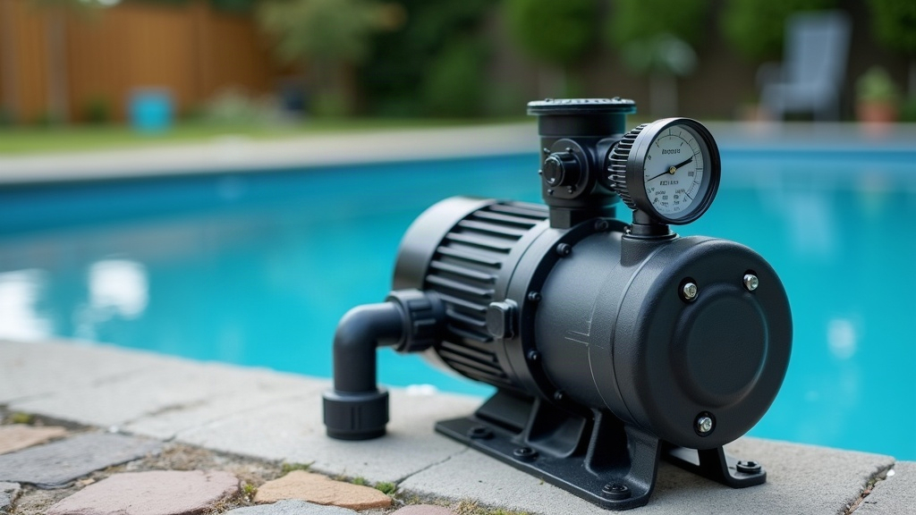 Pool pump and filter housing on an equipment pad showing what a pool pump actually does