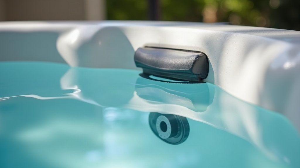 Hot tub jets and shell surface where biofilm can build up inside plumbing
